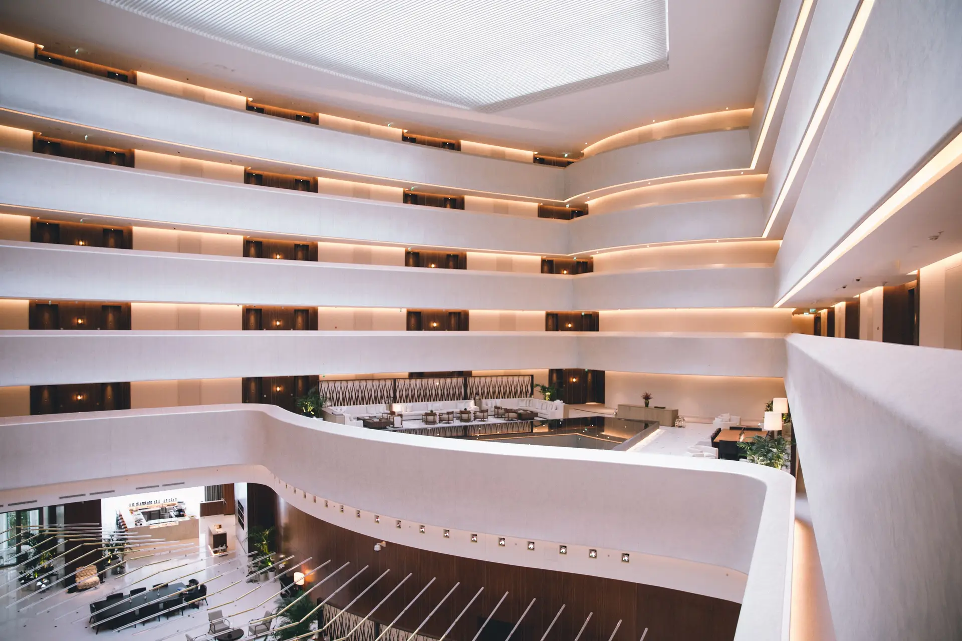 Hotellin atrium